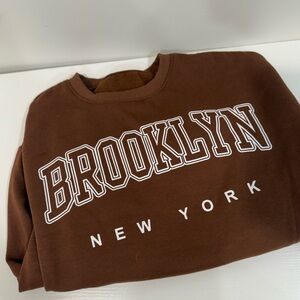 Brown Brooklyn New York Sweatshirt